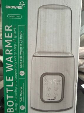 GROWNSY Bottle Warmer in White - Fast, Safe Milk Warming